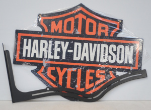 Lot 121 - Reproduction Harley Davidson Sign w Mounting Bracket