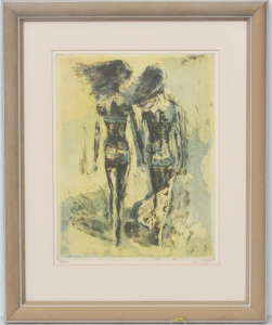 Lot 162 - Louis Bastin (1912-1979) Framed Etching & Aquatint - Untitled (Fig