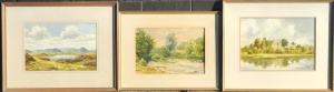 Lot 227 - E A Read (British 20th C) 3 x Framed Watercolours - English Country Sc