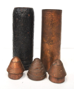 Lot 231 - Group lot - WW1 Spent Munitions collected from Pozieres in the 1980s -