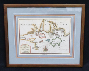 Lot 269 - Framed c1747 Engraved map - A Chart of the Bay of Chin-Chew or Chang-C
