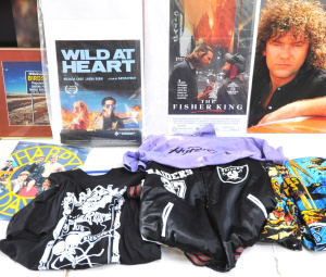 Lot 10 - lot incl Movie Posters, The Jim Rose Circus Side Show T Shirt signed by