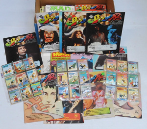 Lot 26 - Mixed Box of Magazines, incl The Comics Journal, MAD, Story of Pop, etc