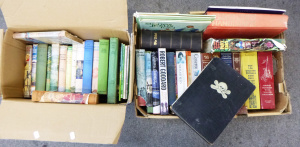 Lot 31 - 2 x boxes of mostly vintage books inc, children's novels, other novels,
