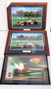 Lot 120 - 3 x Framed Winfield Motor Racing Posters inc Jim Read Dragstar & 2