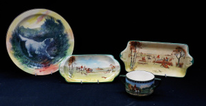 Lot 158 - Group lot of vintage Royal Doulton series ware - Hunting scenes inc Fo