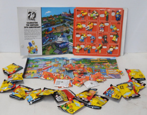 Lot 160 - Lot of Simpsons Collectables incl Simpsons Stick'ems Collector Album w