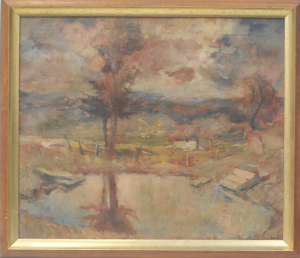 Lot 167 - Emil Lindenfeld (1905-1986) Framed Oil painting on Canvas - Landscape