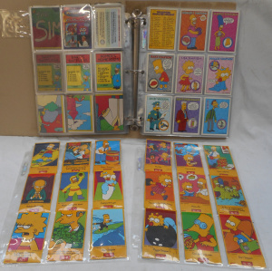 Lot 213 - Album & contents - Varying Sets of The Simpsons Trading cards - B