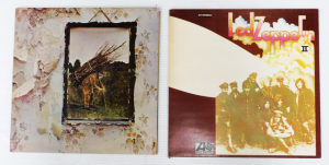 2 x Led Zeppelin Vinyl LP Records - Led Zeppelin II, Led Zeppelin IV, (both Aust
