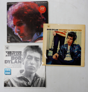 Group Bob Dylan Vinyl LP Records - Highway 61 Revisited, Times they are A-Changi
