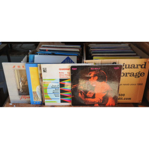 Lot 48 - 2 x Boxes of Vintage Vinyl LP Records incl Redgum, Sherbert, Quadraphon