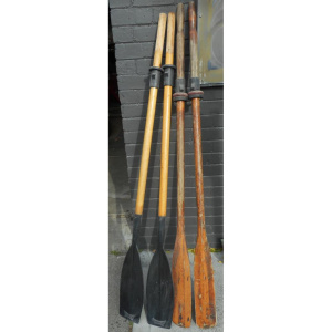 Lot 75 - 2 x Vintage sets of Oars, 180cm long
