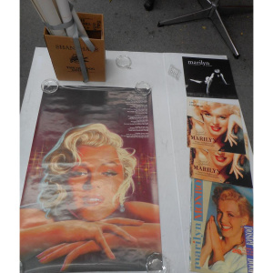 Lot 137 - Group lot Marilyn Monro Posters, Calendars and Poster book