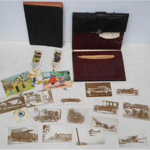 Lot 230 - Group Lot Mixed Vintage Items - incl 1956 Melbourne Olympic Games Badg