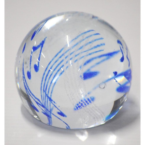 Lot 344 - Caithness glass paperweight - Rhythm and Blues - sgd, no 36187, 8cm