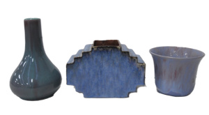3 x pieces vintage c192030s Art Pottery - small German Richard Mutz Gildenhall f