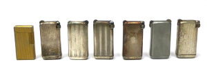 Group Lot 7 x Vintage French Flamminaire Cigarette Lighters - Made by The Parker