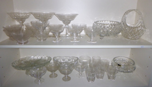 Lot 61 - Group Lot Modern Stuart & Other crystal Comports, Dessert Bowls, Va