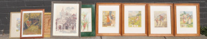 Lot 91 - Lot of Framed Pictures & Prints incl Set of 4 x Framed Margaret Tar