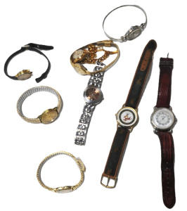 Lot 163 - Group lot vintage Watches incl Cocktail, Bulova, Seiko, Timex, Prexa e