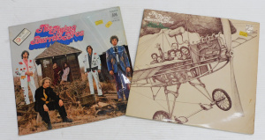 Lot 195 - 2 x Vintage The Flying Burrito Bros Vinyl Lp Records - 1976 Repress 'T