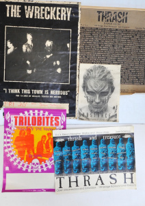 Lot 203 - Lot of Vintage Heavy Rock Posters incl Trash & Treasure Dance Club