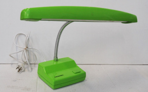 Lot 207 - Retro Bright Green Hanimex Desk Lamp - Made in Australia, working