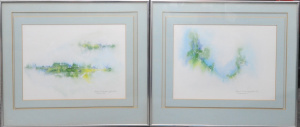 Lot 208 - Jayne Andrewartha (Active c1980s) Pair framed Watercolours - Underwate