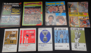 Lot 231 - Complete sets of Footy Records from Finals Series 1964, 1976-1979 plus