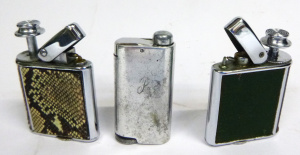 Lot 241 - 3 x Vintage Ladies Perfume Atomisers - all small Cigarette lighter loo