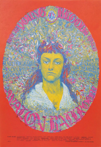 Lot 302 - Vintage Original unframed 1968 Avalon Ballroom Concert poster for The