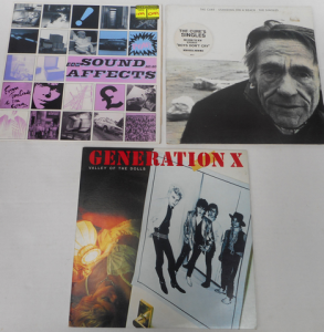 3 x Vintage Vinyl LP English Rock Records - Generation X (Billy Idol), The Cure,
