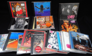 Group lot CDs, incl Nirvana, Hole, Red Hot Chili Peppers, Janes addiction