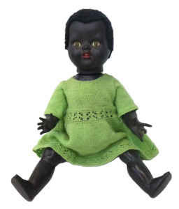 Lot 169 - 1950s Black English Hard Plastic Palitoy Saucy Walker Doll - joi8nted