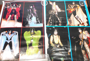 Lot 186 - 2 x Vintage Kiss Music Posters