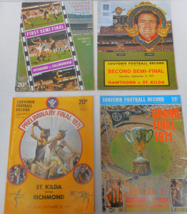 Lot 245 - Complete Set 1971 Finals Series Football Records