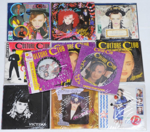 Lot 25 - Lot of Vintage Culture Club Vinyl LPs, 12 Inch Singles & Picture Di