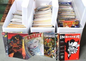 Lot 37 - 3 x Boxes of Vintage Assorted Comics incl DC Marvel, Vertigo, Image , W