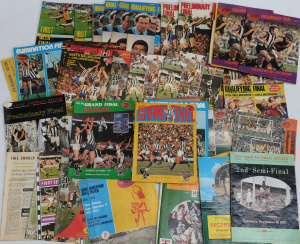 Lot 43 - Box lot VFL 1969 - 1979 Final Series Records inc 1977 Drawn Grand fina