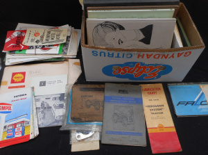 Lot 76 - Box Books and Ephemera, incl Cartooning books (incl Noel Counihan, etc)