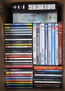 Lot 81 - Box Lot of Mixed CDs & DVDs incl Curb Your Enthusiasm, Gipsy Kings,