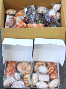 Lot 89 - Boxe of Artificially Real branded Plastic Display Food & Pastries