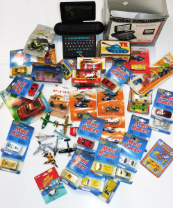 Lot 103 - Box of Vintage Packaged & Loose Die Cast Toys inc Burago, Planes,