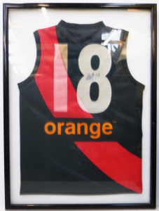 Lot 136 - Framed signed Essendon Matthew Lloyd Football Jumper - framed size 85