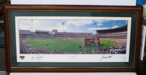 Lot 138 - Large Framed Essendon Football Club Ltd Ed Presentation - Bomber legen