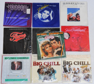 Lot 156 - Lot of Vintage Vinyl Soundtrack Records incl Grease, Electric Dream, T