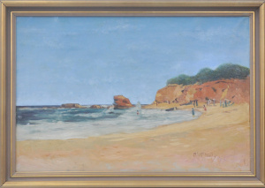 Lot 179 - Matthew James McNally (1874 - 1943) Framed Oil Painting on Canvas - Re