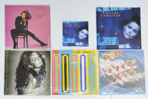 Lot 228 - Lot of Vintage Belinda Carlisle Vinyl LP Records & Singles inc Run