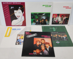 Lot 241 - 6 x Vintage Duran Duran Vinyl LPs & 12 Inch Singles incl Limited E